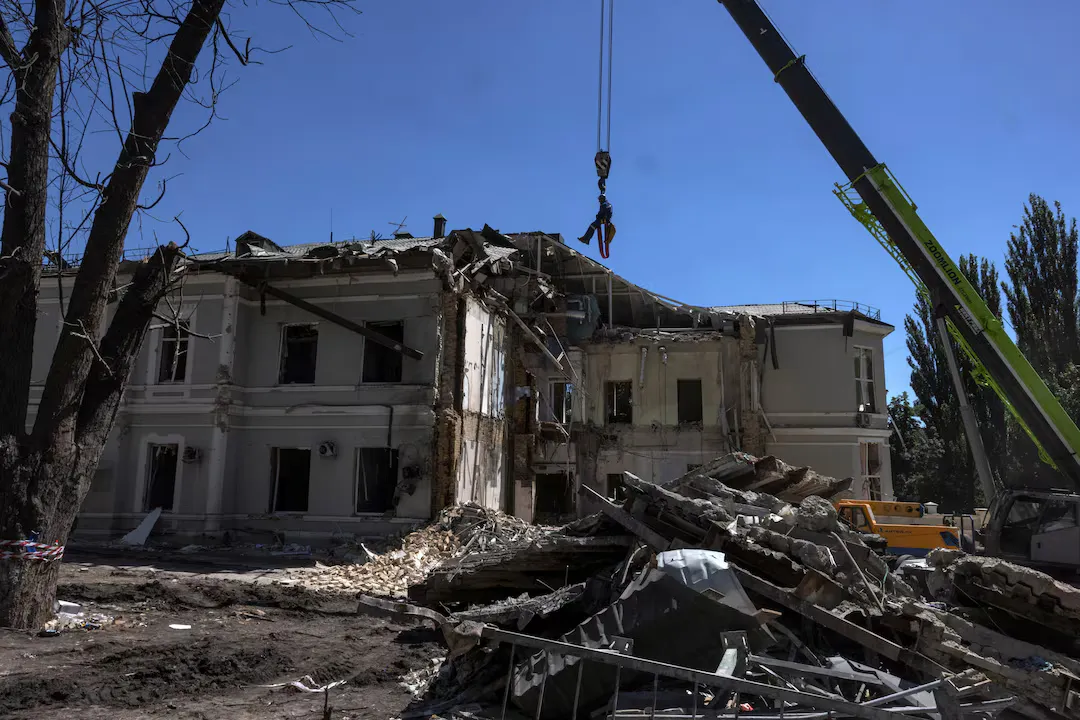 Київська лікарня Охмадит зазнала прямого попадання російської ракети, свідчить аналіз ООН